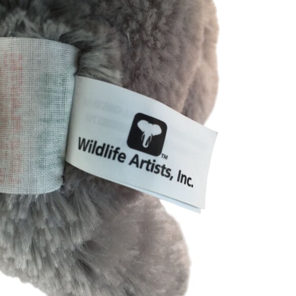 Wild Artists Eco Pals Gray Elephant Plush 8" Stuffed Animal Toy - Picture 8 of 9